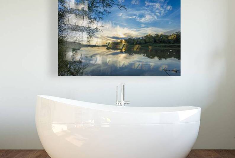 Red River at Sunset by Marc Gilbert Photography