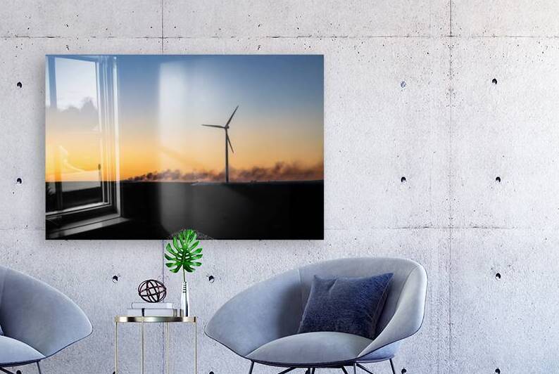 Wind Turbines at Sunset by Marc Gilbert Photography