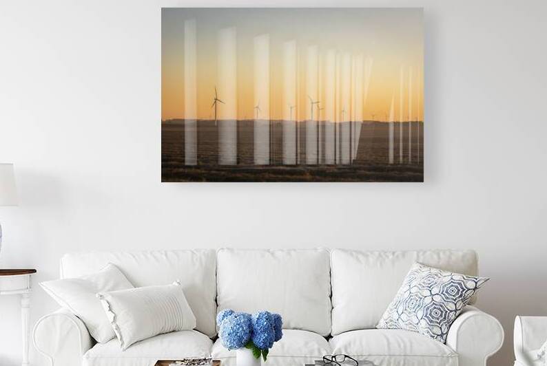 Wind Turbines at Sunset by Marc Gilbert Photography