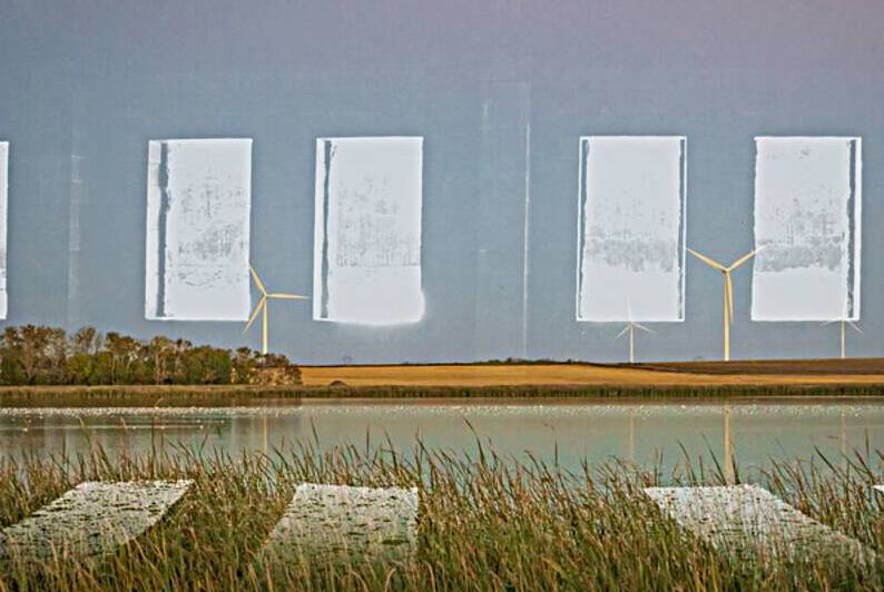 Wind Turbines Reflection by Marc Gilbert Photography