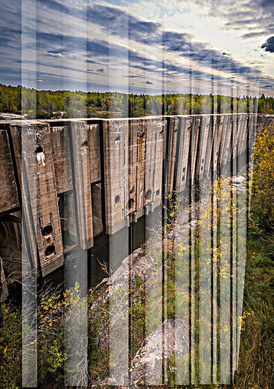 Dam Wall Into the Forest by Marc Gilbert Photography
