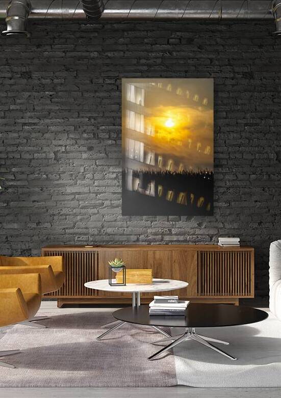 Hazy Sunrise Above Corn Field by Marc Gilbert Photography