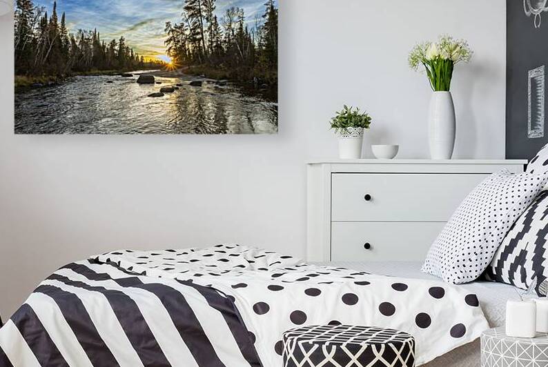 Sunset at Pine Point Rapids by Marc Gilbert Photography