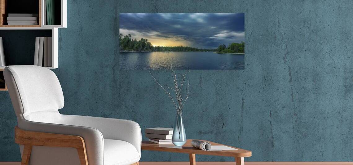 Moody Sunset Panorama by Marc Gilbert Photography