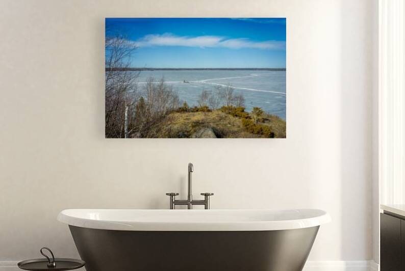 Island on West Hawk Lake by Marc Gilbert Photography