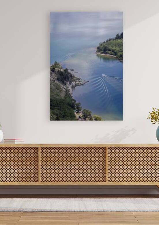 Boating on Waterton Lakes by Marc Gilbert Photography