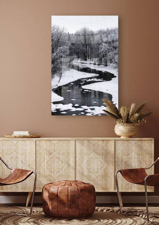 Spillway in Winterfog by Marc Gilbert Photography